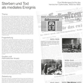 Kay Schmücking | Sterben und Tod als mediales Ereignis. Eine Mediengeschichte des heroischen Opfertodes, 1930 bis 1950