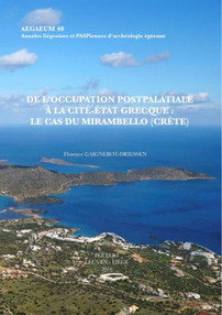 De l'occupation postpalatiatale à la cité-Etat grecque: le cas du Mirambello (Crète) 
